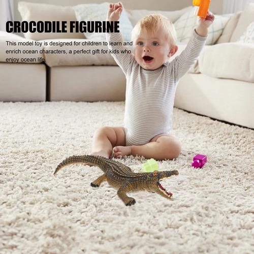 Modelo Animal Simulado Con Figura De Cocodrilo