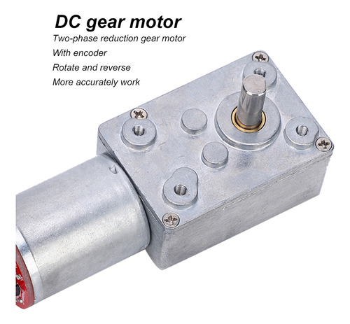 Motor De Engranajes Dc, Reductor De Gusano, Encoder, Motores