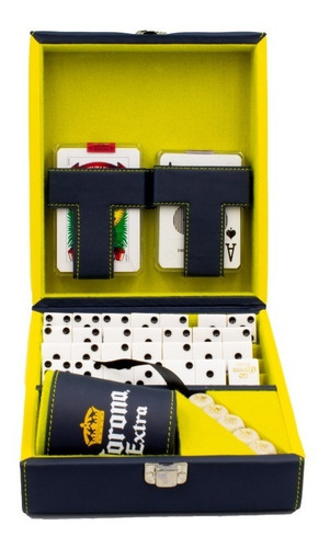 Imagen 6 de 9 de Casino Cerveza Corona, 3 Juegos: Dominó, Cubilete, 2 Barajas