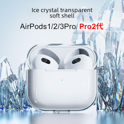 Airpods4 - Funda De Silicona Transparente Para AirPods 1/2/3