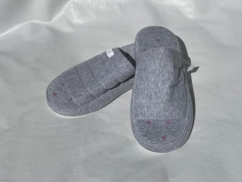 Imagen 3 de 6 de Pantufla Dama Carol Verano Mujer Algodon Rayadas Pantuflon