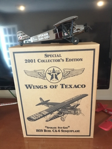 Avión Colección Wings Of Texaco, 1929 Buhl Ca-6 Sesquiplane 