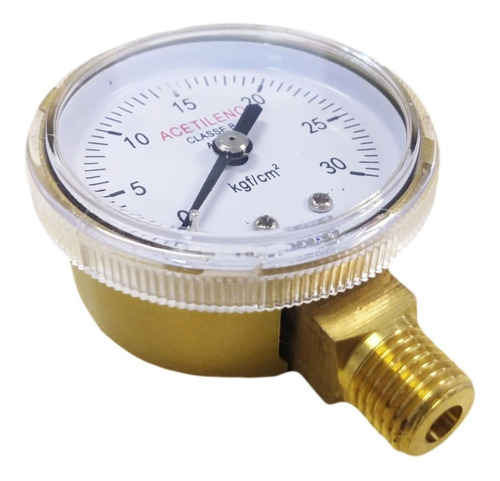 Manometro Para Acetileno Baixa 0-30kgf Ww Soldas
