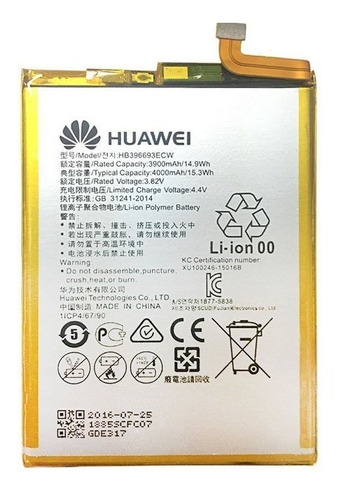 Huawei Mate 8 Batería De Repuesto 3900mha