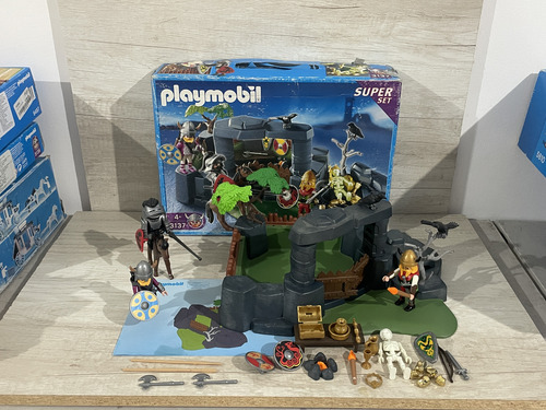 Playmobil Vintage Set 3137 Vikingos Knight Caballeros (Usado)
