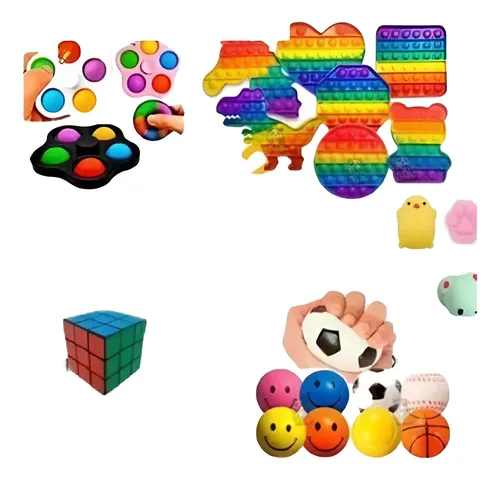  Fidget Toys Combo Surtido 6 Juegos Antiestres Sensoriales