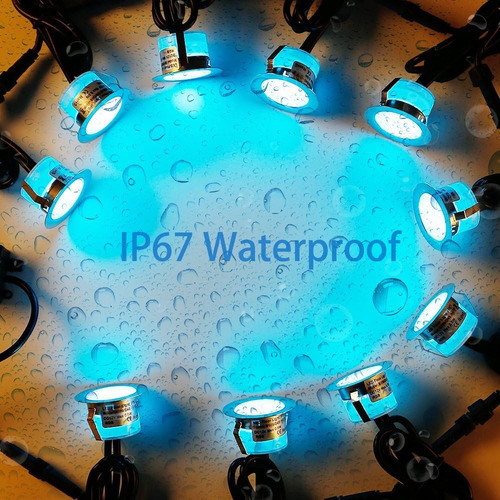 Kit De Luces Led Para Cubierta De Bajo Voltaje Impermeable I