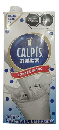 Calpico Calpis 1 Litro Rinde Preparar 4 Litros Bebida Japon