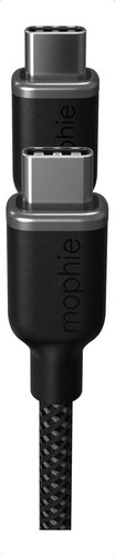 Cable De Carga Universal Usb-c A Usb-c De 3 Metros - Negro