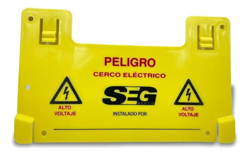 Kit De 5 Letreros Indicador De Peligro Cerca Eléctrica Seg