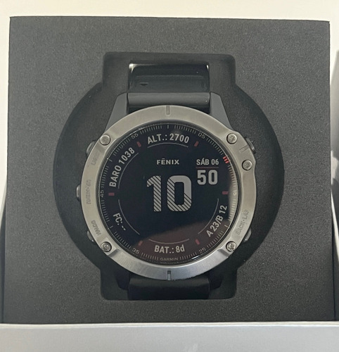 Garmin Fenix 6 Sapphire Carbon Gray Dlc Titanium Zafiro (Usado)