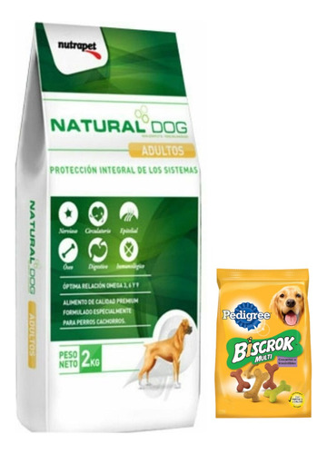 Comida Perro Natural Dog 22 Kg + Promo!