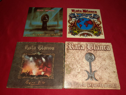 Rata Blanca Promocional Difusión Lote 4 Cds Promo