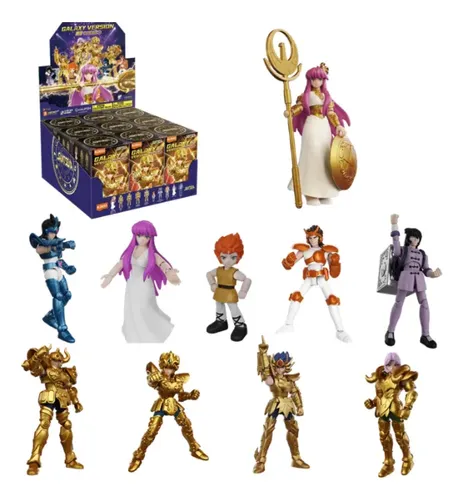 Caixa Surpresa Cavaleiros Do Zodiaco Mini Gold Zodiac 03