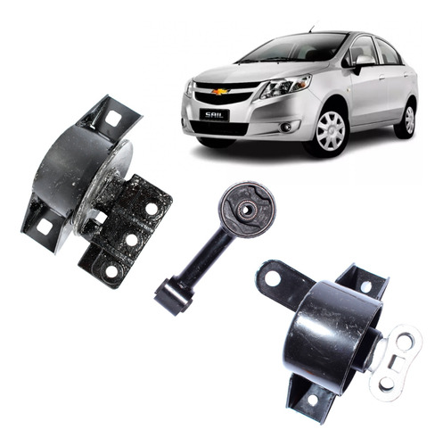 Kit Soporte Motor Chevrolet Sail 1.4 2011 2016