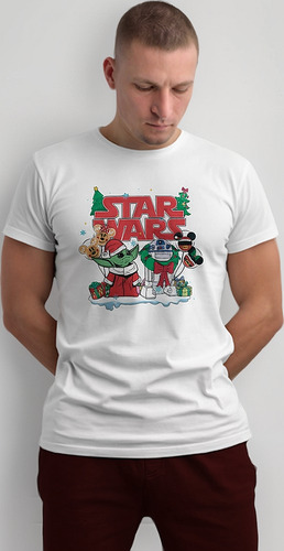 Playera Navidad Dn Star Wars Grogu P699