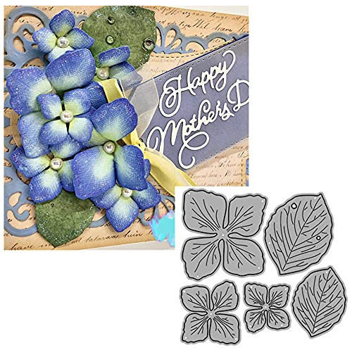 5pcs/set Flower Leaf Metal Die Cuts,spring Petal Weddin...