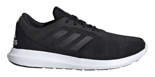 Imagen 6 de 9 de Tenis adidas Coreracer Mujer Negro Suela Blanca