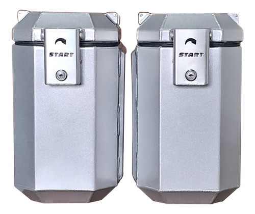 S317+s487 Baús Laterais Para Tiger 900 Com Suporte Original