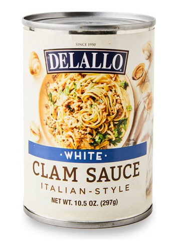 Delallo Clam Sauce White 10.5 Oz