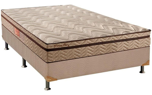 Cama Box Casal: Colchão Molas Paropas Masterpocket Ensacada
