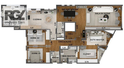Apartamento À Venda, 212 M² Por R$ 3.600.000,00 - Vila Nova Conceição - São Paulo/sp - Ap5300