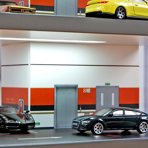 Vitrina De Estacionamiento A Escala 1:64, Vitrina De