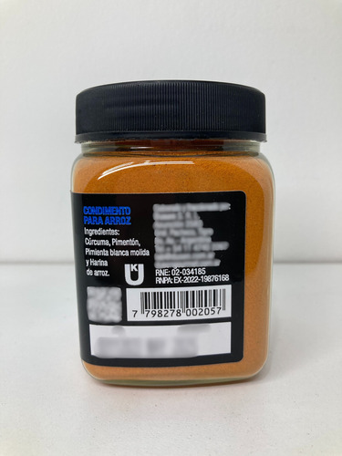 Condimento Para Arroz Kosher Y Sin Tacc X170 Gr - Dusen