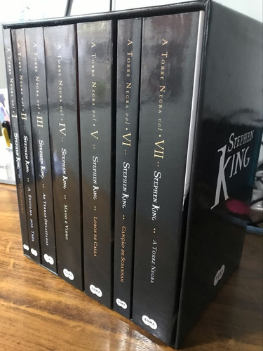 Caixa Box Livros Coleção Torre Negra Stephen King Raro Vmshq