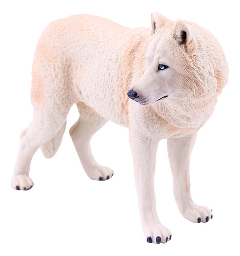 Figura Estática De Lobo, Modelo Forest Wildlife, Decoración