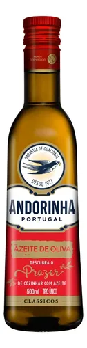 Azeite De Oliva Tipo Único Portugal Vidro ​500ml Andorinha