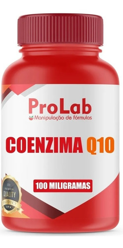 Coenzima Q10 100% Pura. 60 Cápsulas De 100 Mg. Mejor Calidad