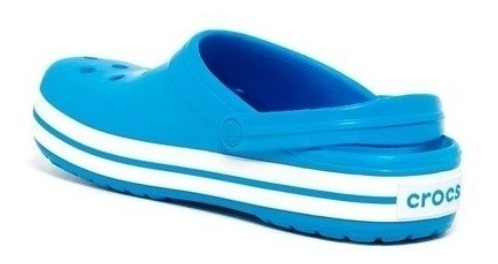 Imagen 3 de 6 de Crocs Crocband Ocean White Unisex Original Envio Gratis