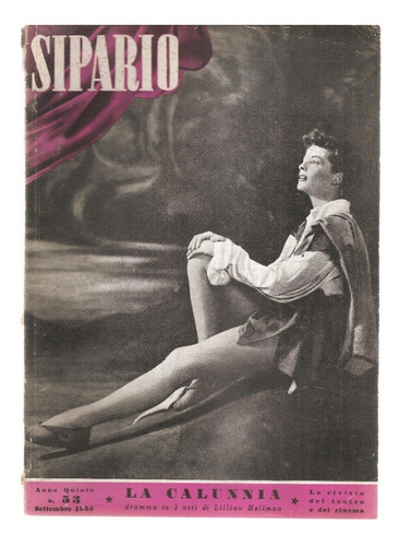 Revista Sipario Teatro Cinema Italiano Nº 53 Settembre 1950