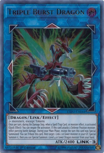 Triple Burst Dragon (exfo-en044) Yu-gi-oh!