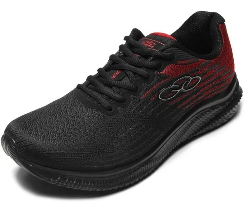T nis Olympikus Breed 2 Preto vermelho Original Corrida