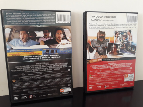 Dvd Lote 2 Filmes Se Beber Não Case 1 E 2 (excelente Estado) (Usado)