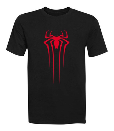 Polera Logo Spiderman/hombre Araña Super Héroe De Hombre 