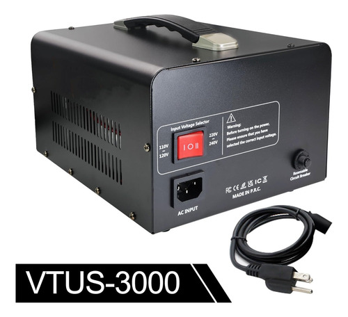 3000w Transformador Convertidor De Voltaje 110v A 220v