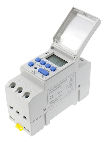 Dc 24v Din Rail Lcd Programável Temporizador Switch Time