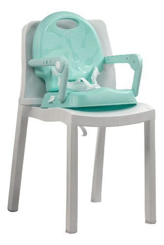 Silla Comer Bebé Mega Baby Doha 3 En 1 Convertible Booster Color Verde Silla Convertible