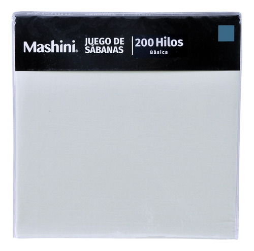 Juego De Sabana 2 Plazas Lisa Mashini Color Gris Diseño De La Tela Liso/gris