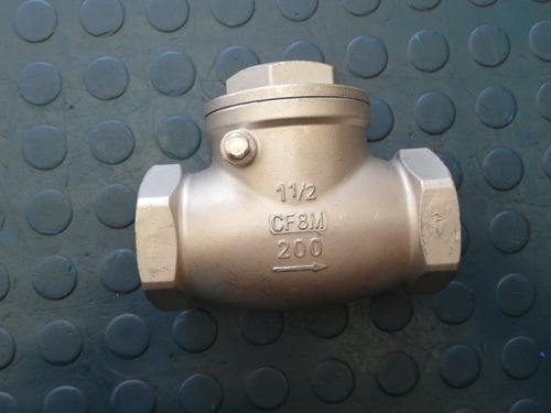 Válvula Check Horizontal 1/2 Acero 304 Inoxidable