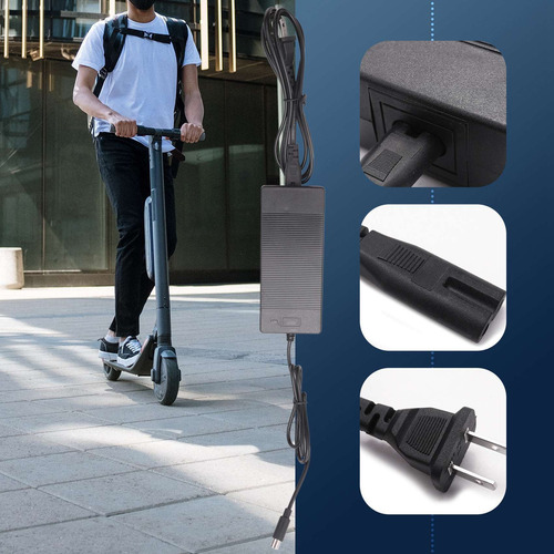 Cargador De Scooter Eléctrico De 42 V Y 2 A Para M365 Ninebo