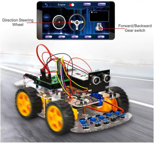 Osoyoo Kit De Inicio De Coche Robot Para Arduino Uno | Aplic