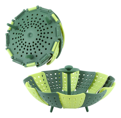 Cesta Para Cocinar Al Vapor Plegable De 2 Piezas De Kitchen