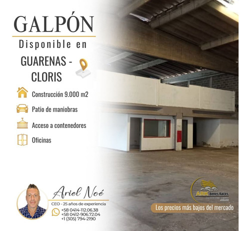(#1022) Galpón De 8.000 M2 Guarenas - Cloris