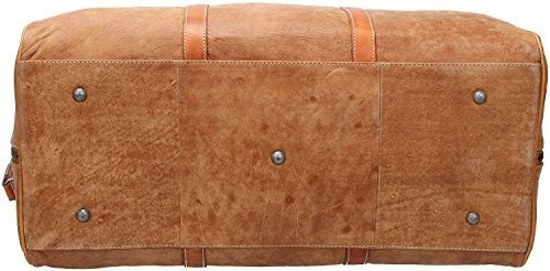 Bolso De Viaje De Cuero Iblue Bolsa De Viaje Weekender Duffe