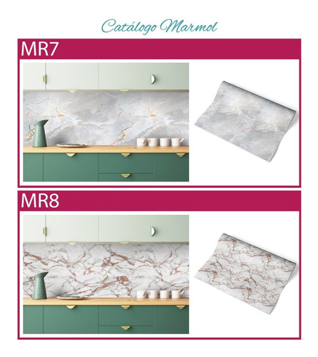Imagen 8 de 8 de Vinilos Decorativos Pared Marmol