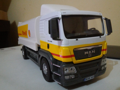 Imagem 1 de 4 de Miniatura Caminhão Man Tgs 18.320 Shell Combustível Esc1:43